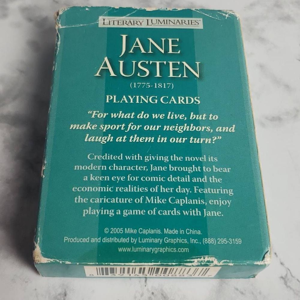 ‎Jane Austin Playing Cards - Picture 3 of 5